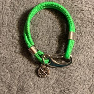 Neon Green Kids Rustic Cuff